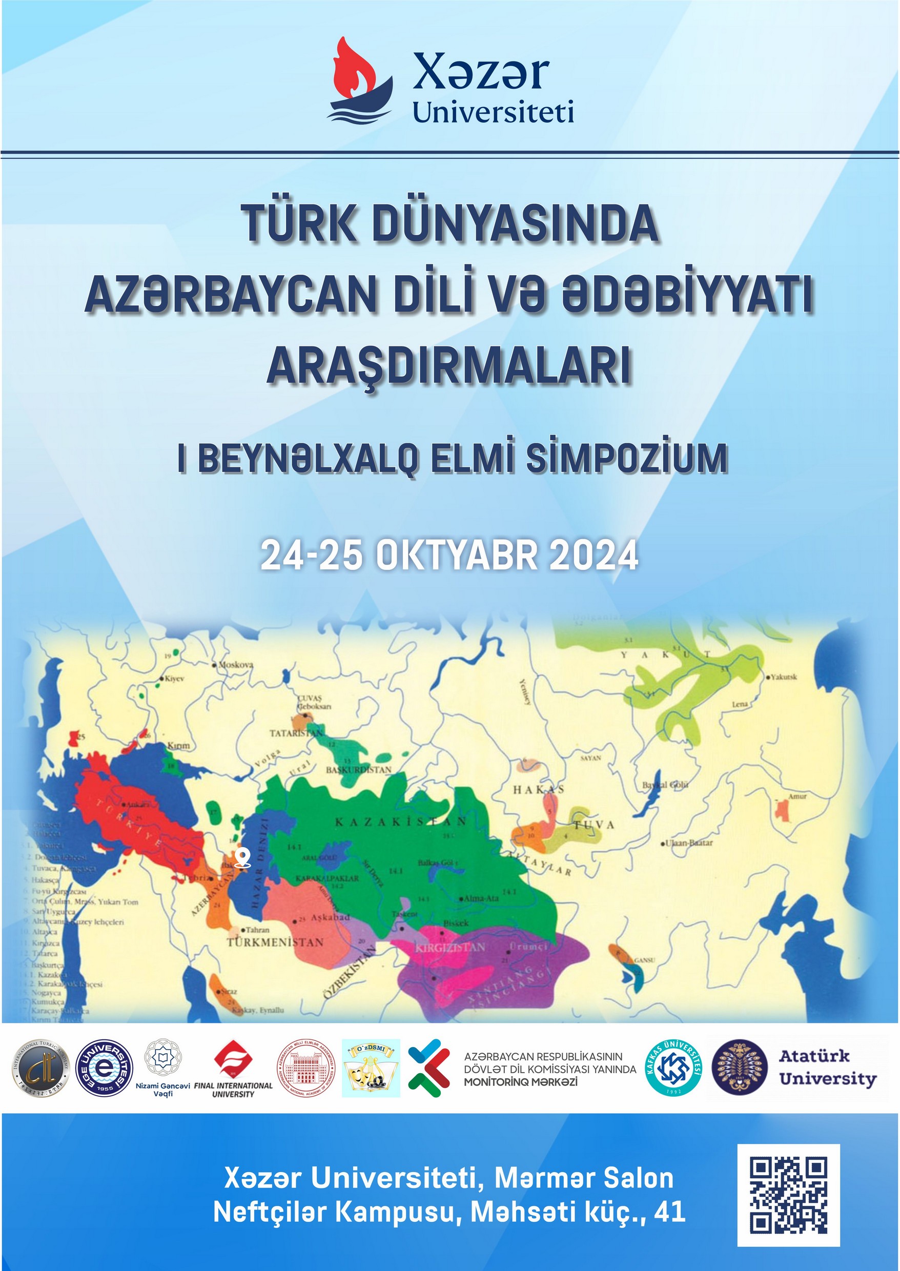 International Symposium on "Researches of Azerbaijani Language and Literature in the Turkish World" to be Held